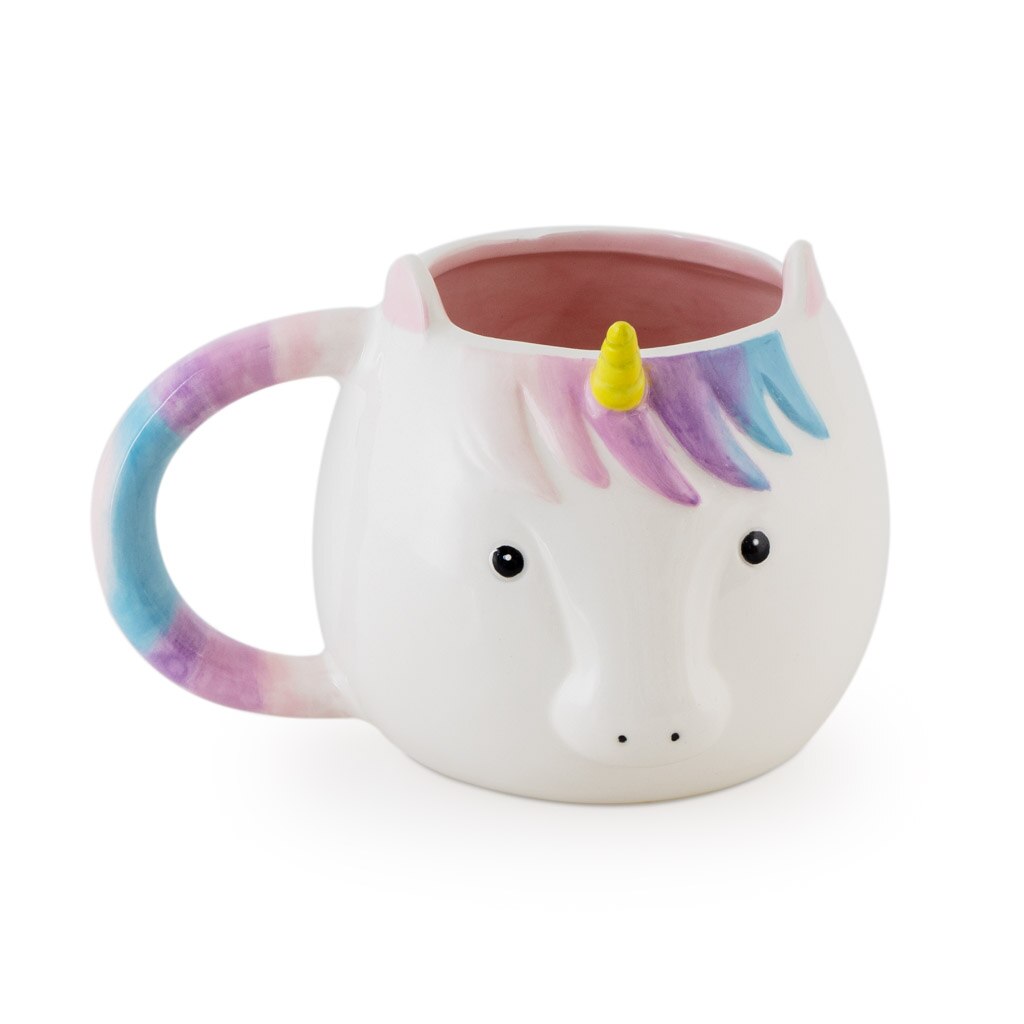 Cana - Unicorn with handle, Ceramica, 500 ml, Multicolor