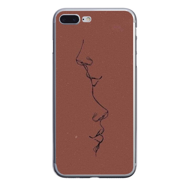 Husa silicon roz iPhone 8 plus They