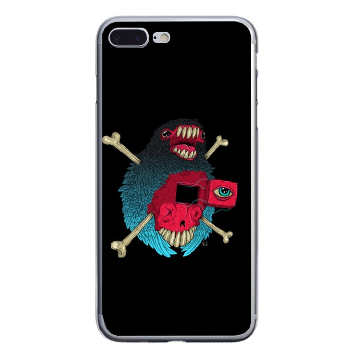 Husa silicon neagra iPhone 8 plus Trigger