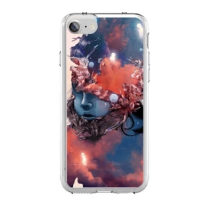 Husa silicon albastra iPhone 7 Think