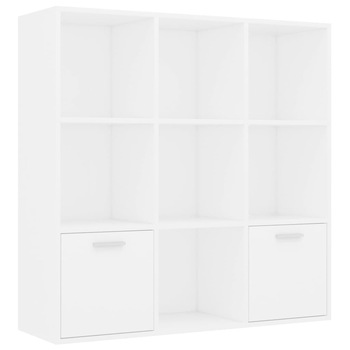 Biblioteca/ Dulap vidaXL, PAL, 98 x 30 x 98 cm, Alb Biblioteca/ Dulap vidaXL, PAL, 98 x 30 x 98 cm, Alb