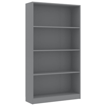 Biblioteca vidaXL, PAL, 80 x 24 x 142 cm, Gri Biblioteca vidaXL, PAL, 80 x 24 x 142 cm, Gri