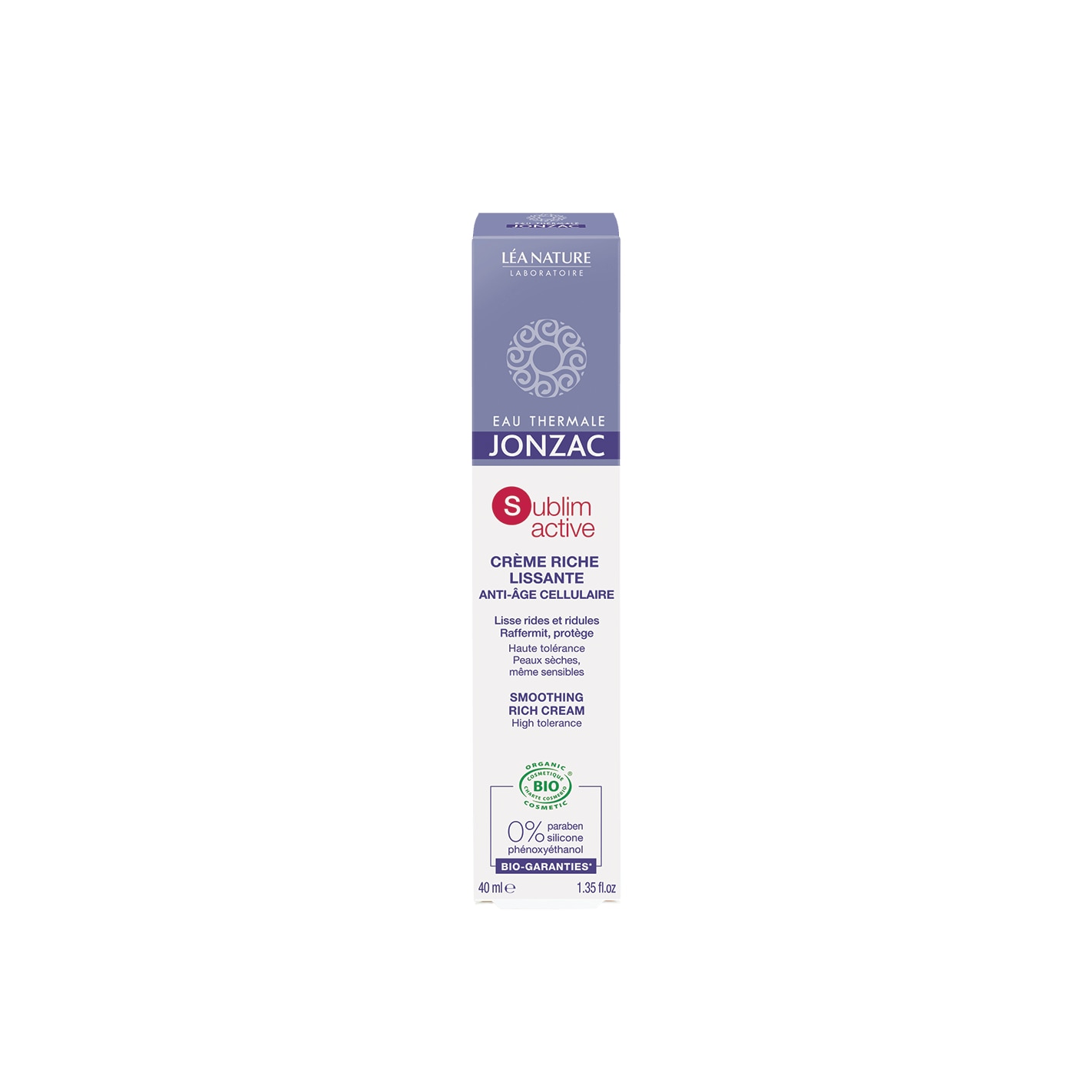 Crema antirid bio pentru ten uscat Jonzac, Jonzac, 40ml