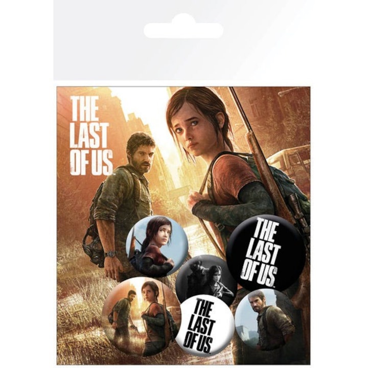 Set insigne The Last of Us Ellie and Joel