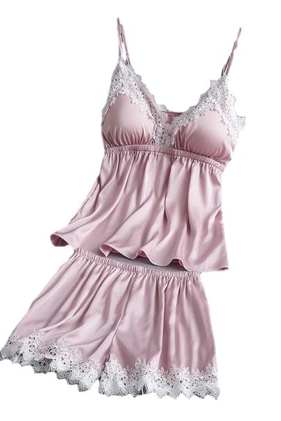 Pijama Krista, culoare roz, marime S-M