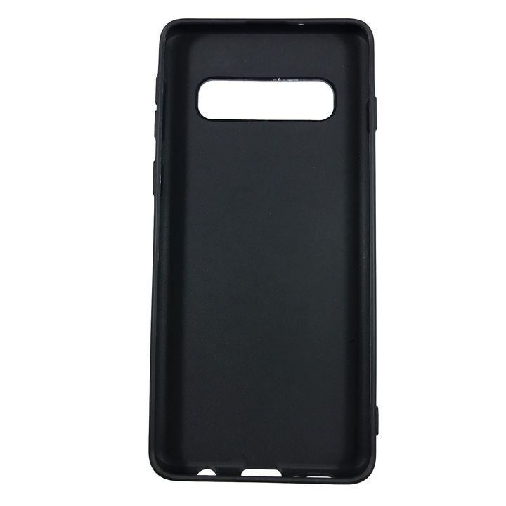 Husa compatibila cu Samsung Galaxy S10, Carcasa silicon in relief, Iron Man