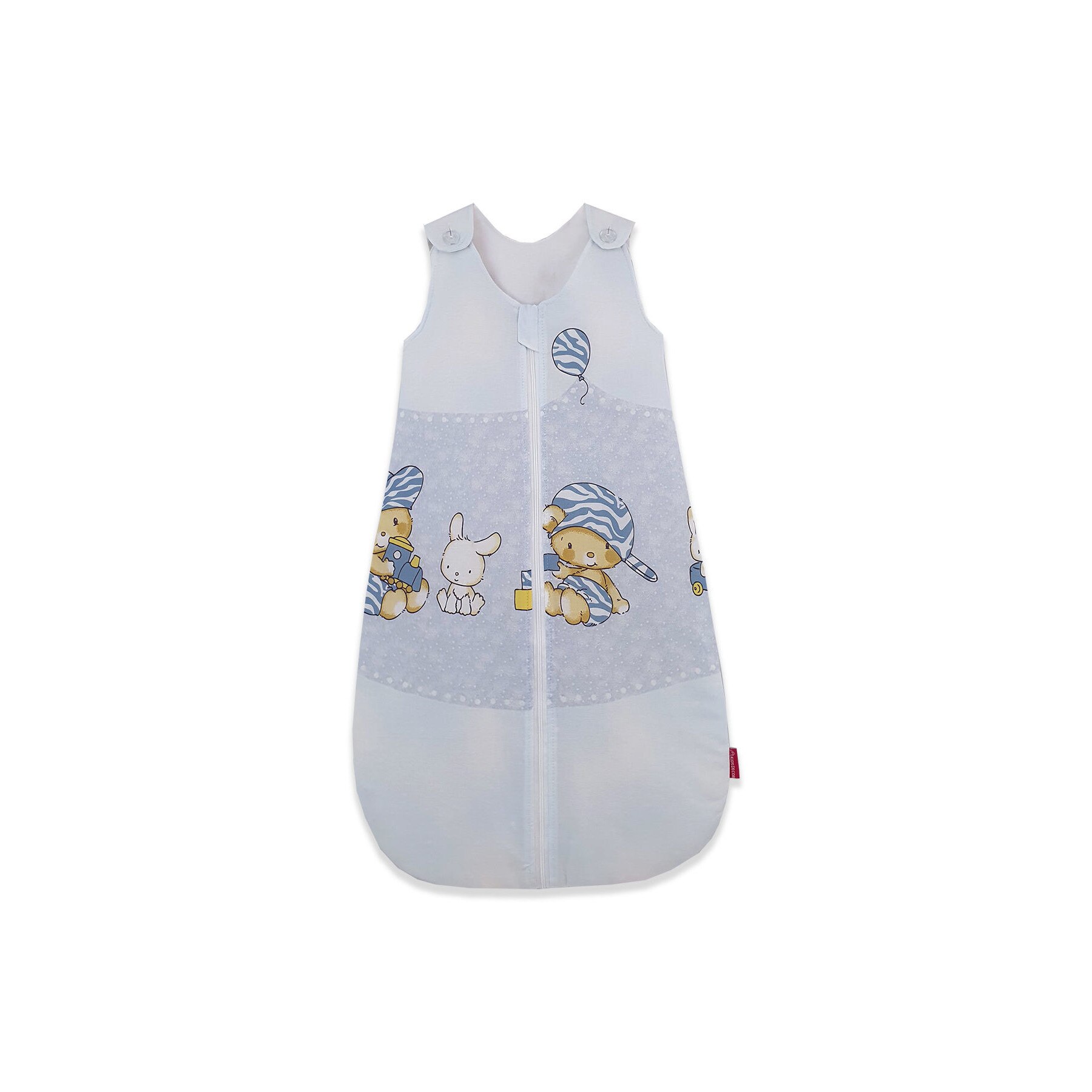 Sac de dormit, KidsDecor, primavara 0.8 tog Hai la joaca albastru 95 cm