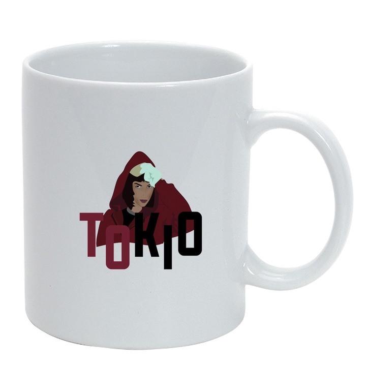 Чаша La Casa De Papel, бяла, 330 мл, D1486