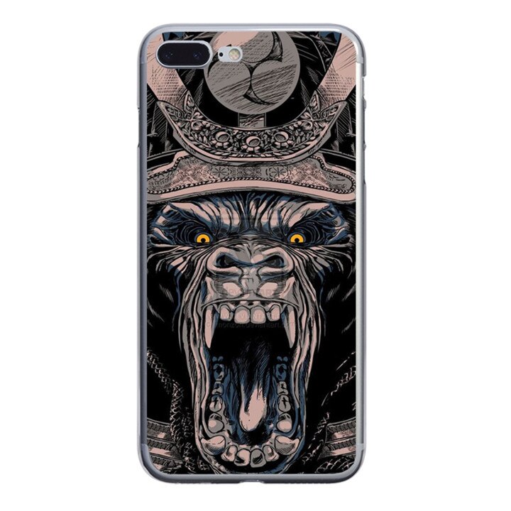 Husa silicon neagra iPhone 7 plus Gorilla Ninja