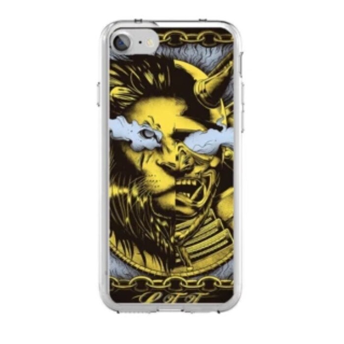 Husa silicon neagra iPhone 8 Ninja Lion