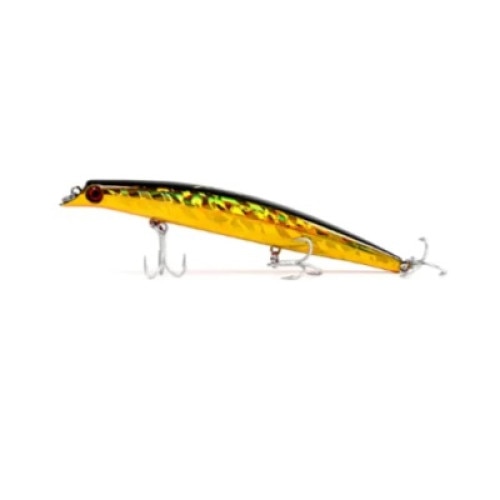 Momeala Minnow, Kingdom, 130 mm, 21 g, Fisheye 3D, negru/galben