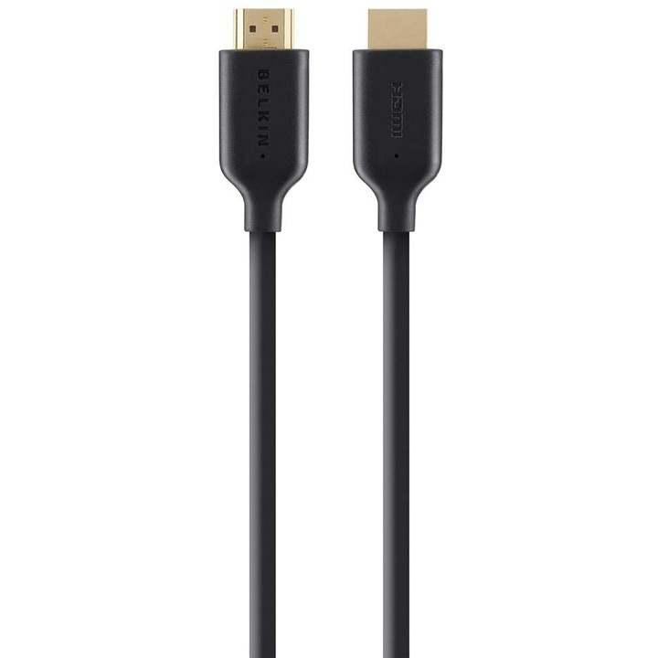 HDMI кабел, Belkin, мъжки - мъжки, 3 м, ARC, черен
