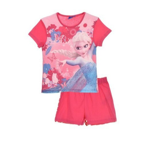 Pijama maneca scurta Frozen Disney 4850, Ciclam