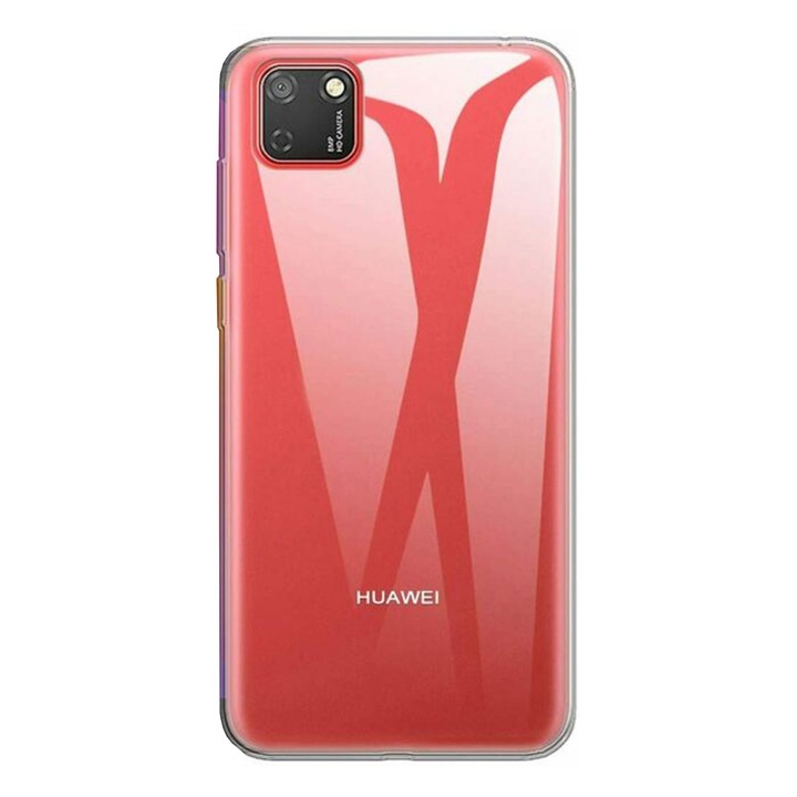 Husa compatibila cu Huawei Y5P, Silicon, TPU, Viceversa Transparent