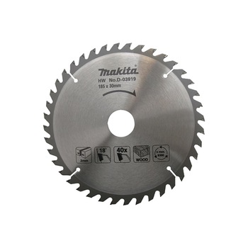 Disc fierastrau lemn 185x30x40T Makita D-03919 Disc fierastrau lemn 185x30x40T Makita D-03919