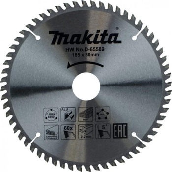 Disc circular multimaterial 185x30 mm 60 Dinti Makita D-65589 Disc circular multimaterial 185x30 mm 60 Dinti Makita D-65589