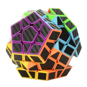 Cub Rubik 3x3x3 jieHui Megaminx Fibra de carbon, 226CUB Cub Rubik 3x3x3 jieHui Megaminx Fibra de carbon, 226CUB