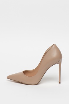 Steve Madden, Pantofi din piele cu toc stiletto Vala, Maro camel, 40 Steve Madden, Pantofi din piele cu toc stiletto Vala, Maro camel, 40