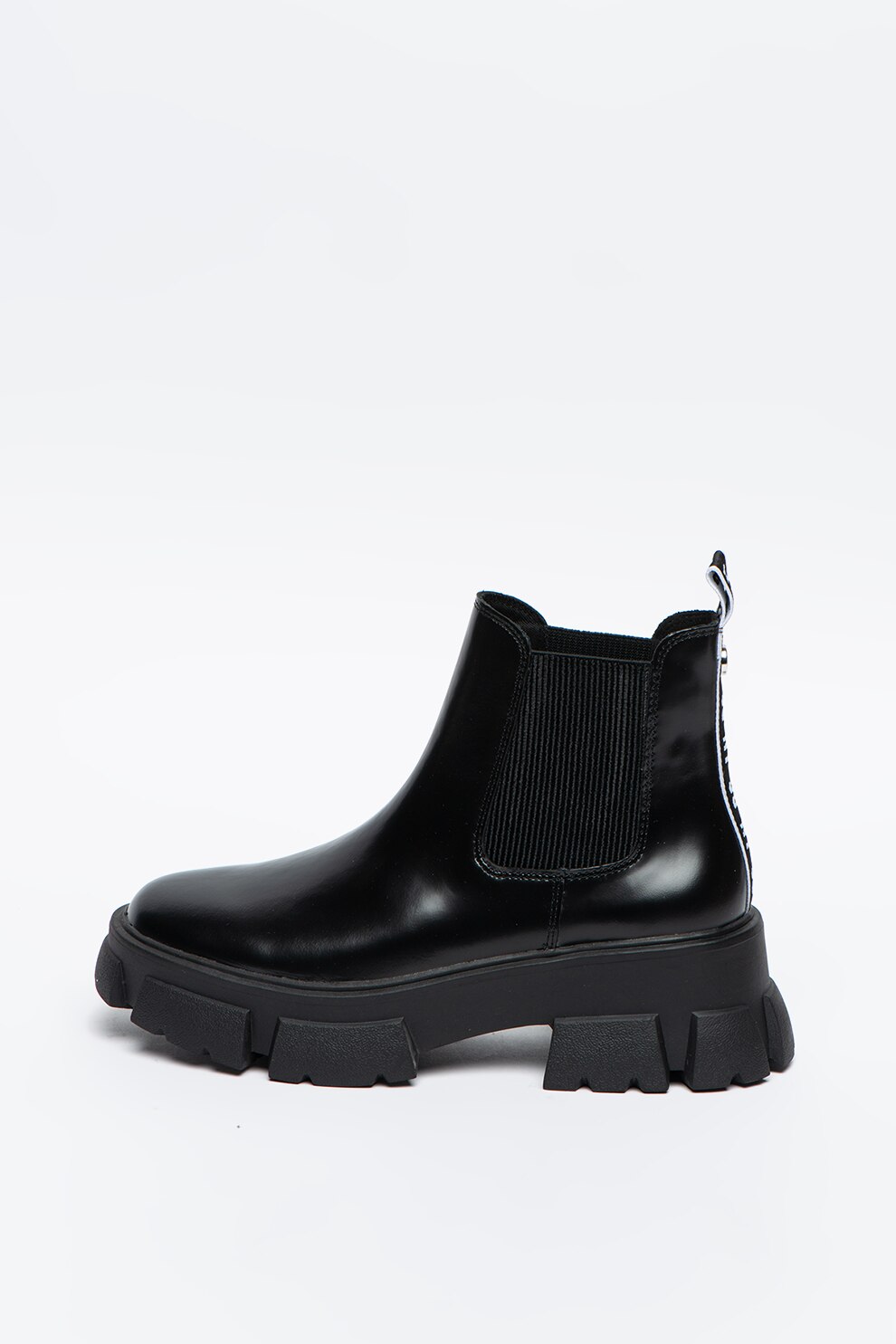 Steve Madden, Ghete Chelsea de piele cu toc masiv Tusk