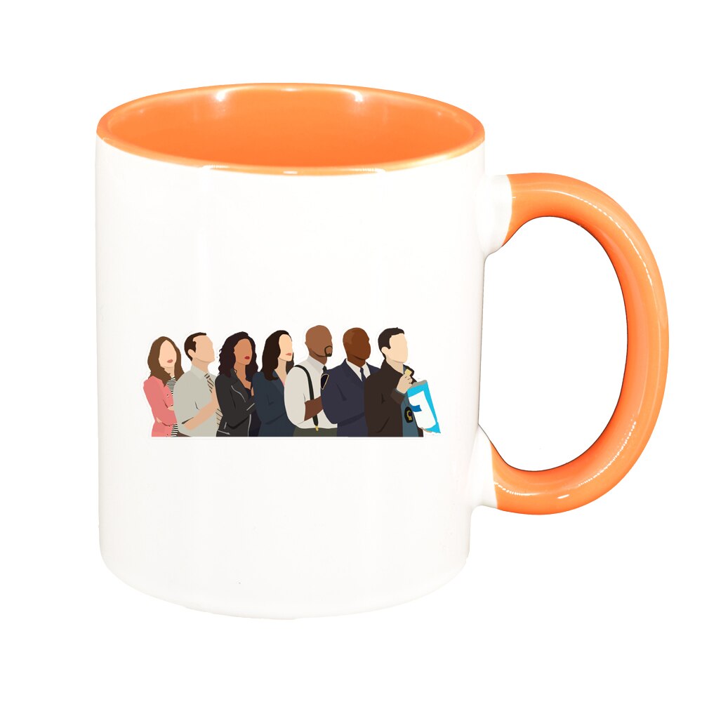 Cana Brooklyne 99, interior portocaliu, 330ml, D1502