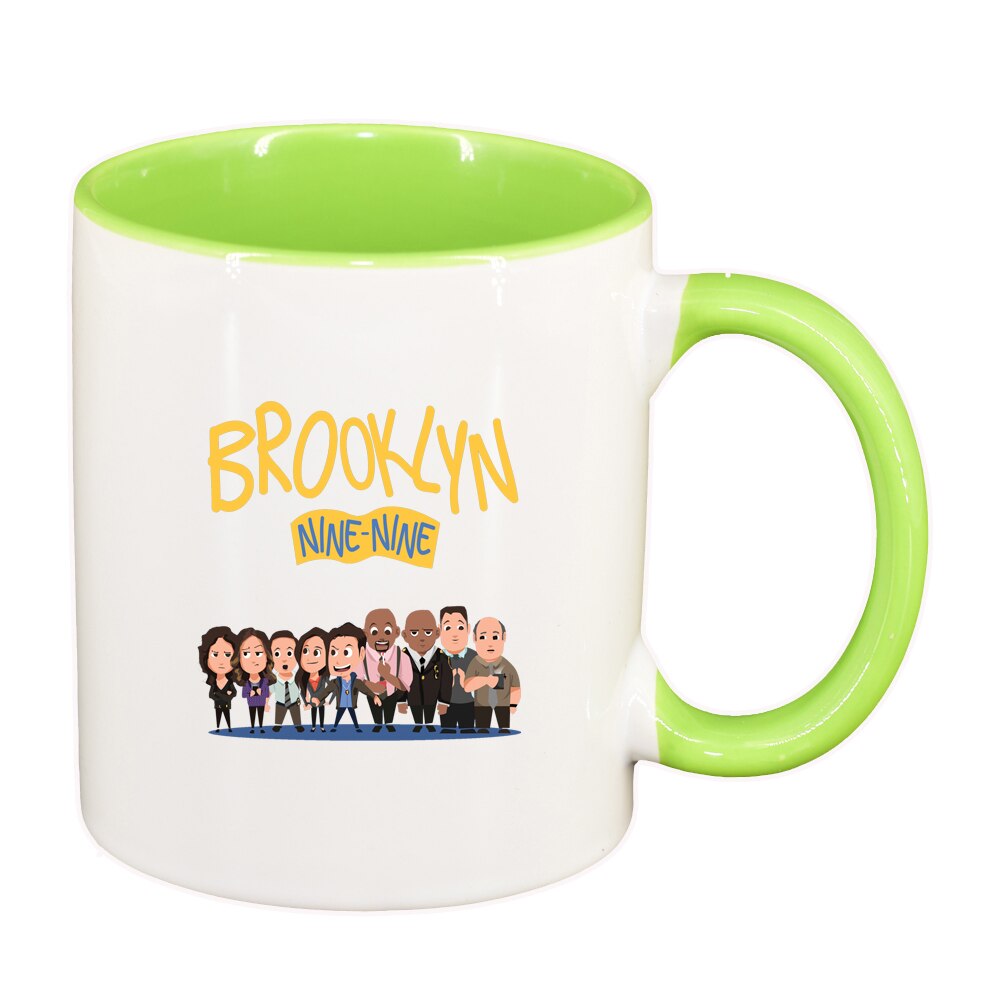 Cana Brooklyne 99, interior verde deschis, 330ml, D1504