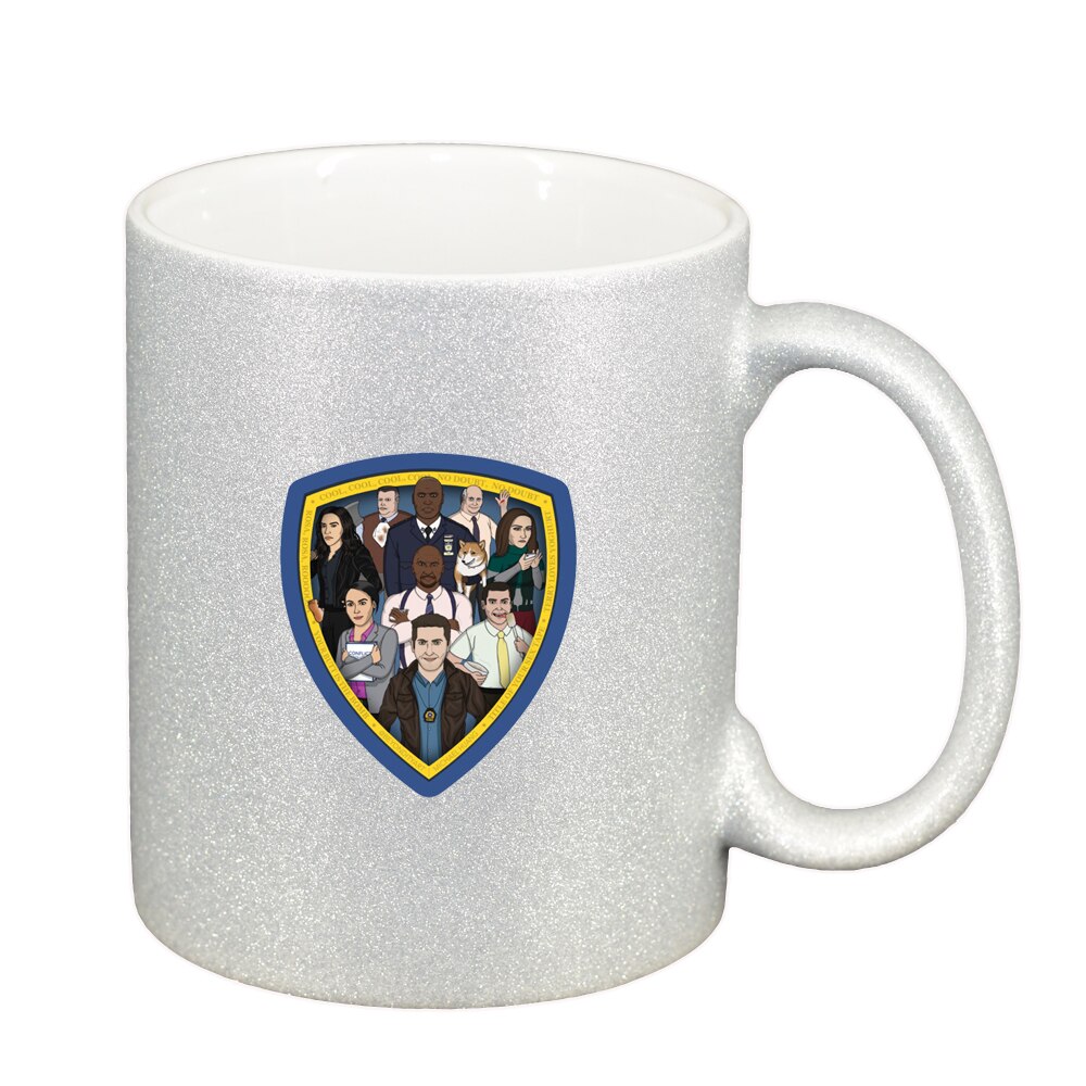 Cana Brooklyne 99, argintiu sidefata glitter, 330ml, D1505