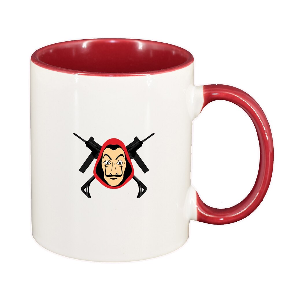 Cana La Casa De Papel, interior rosu-inchis, 330ml, D1491