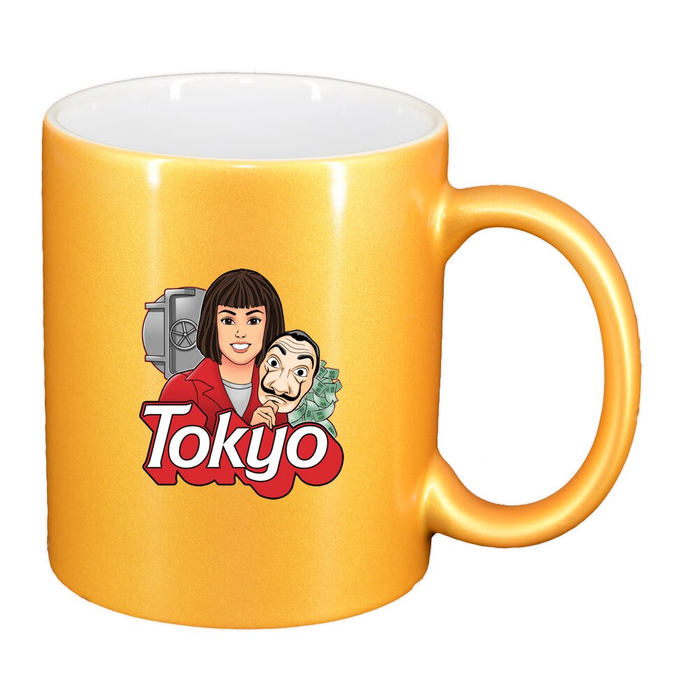 Cana La Casa De Papel, auriu sidefata, 330ml, D1496