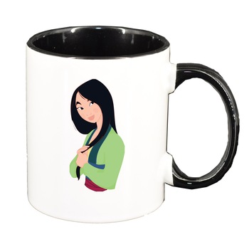 Cana Pocahontas, interior negru, 330ml, D1509 Cana Pocahontas, interior negru, 330ml, D1509