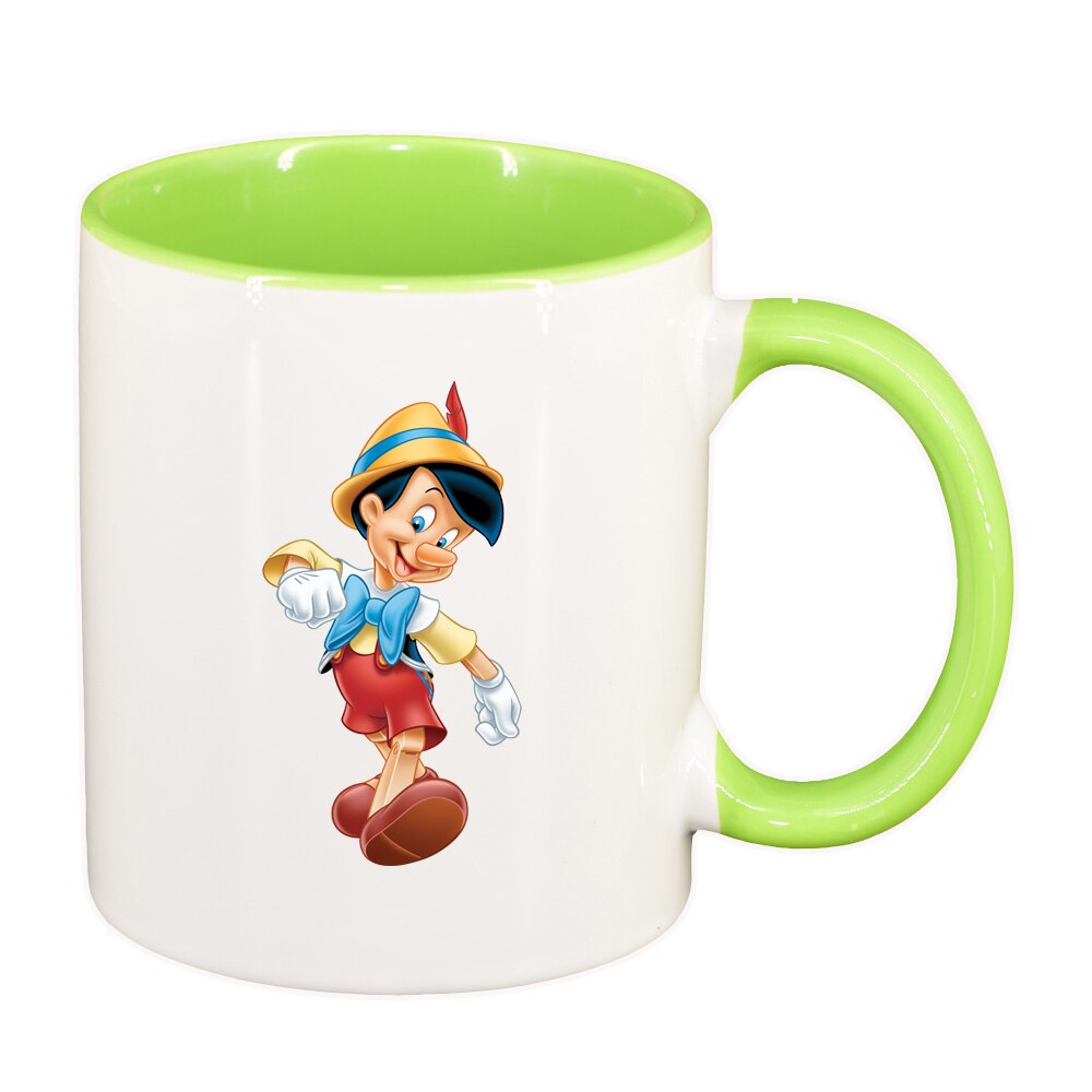 Cana Pinocchio, interior verde deschis, 330ml, D1511