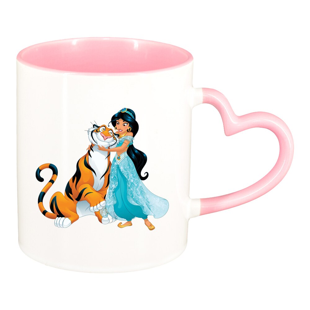 Cana Aladin - yasmin, interior roz, maner inima, 330ml, D1514
