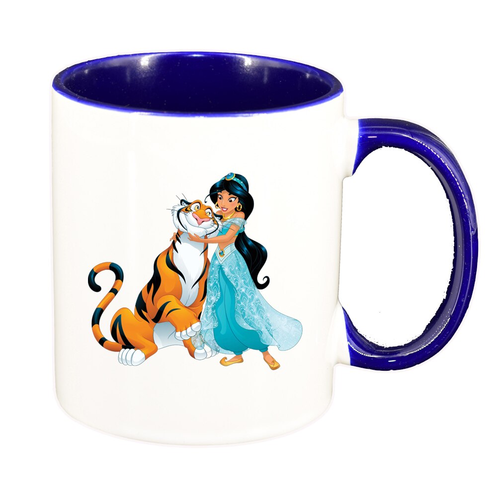 Cana Aladin - yasmin, interior albastru inchis, 330ml, D1514