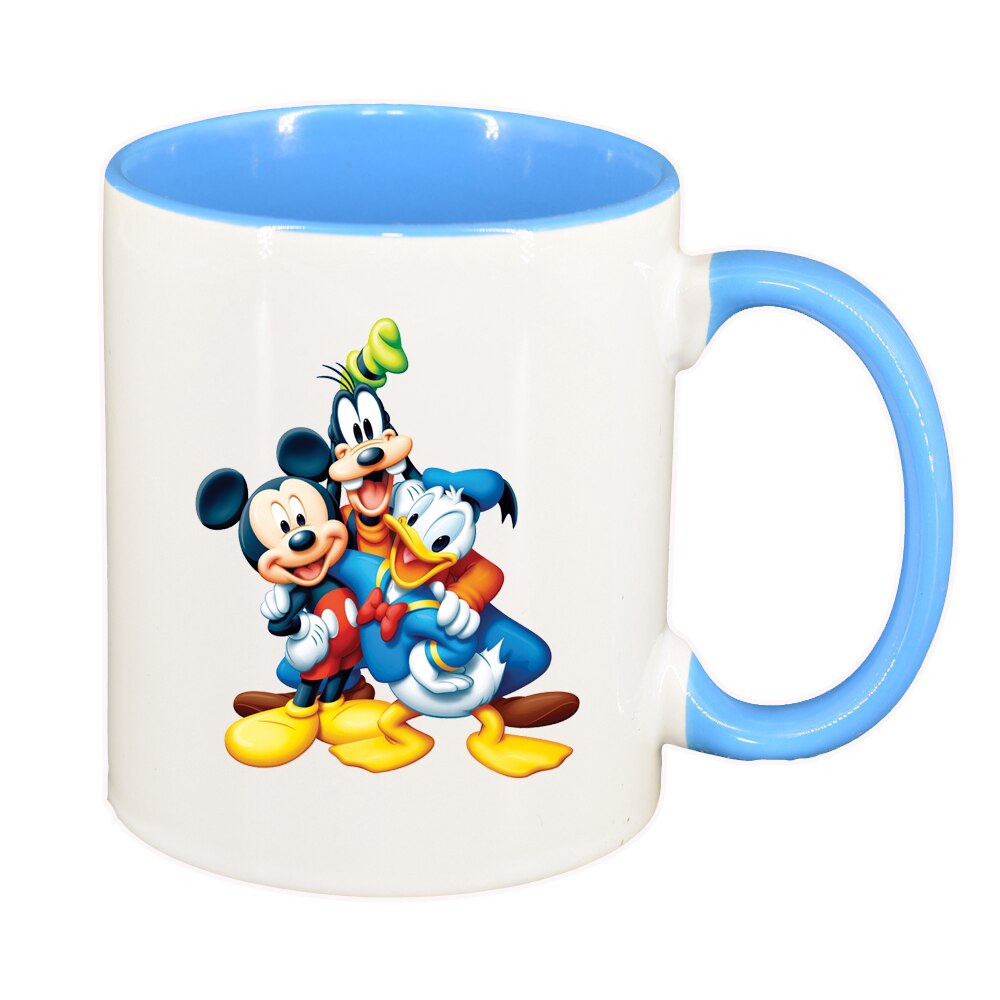 Cana Goofie, Mickey, Donald, interior albastru, 330ml, D1524