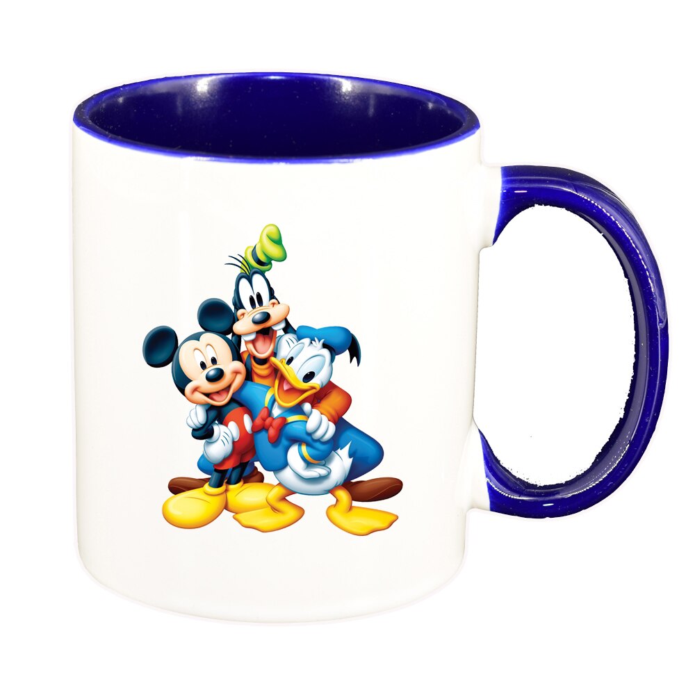 Cana Goofie, Mickey, Donald, interior albastru inchis, 330ml, D1524