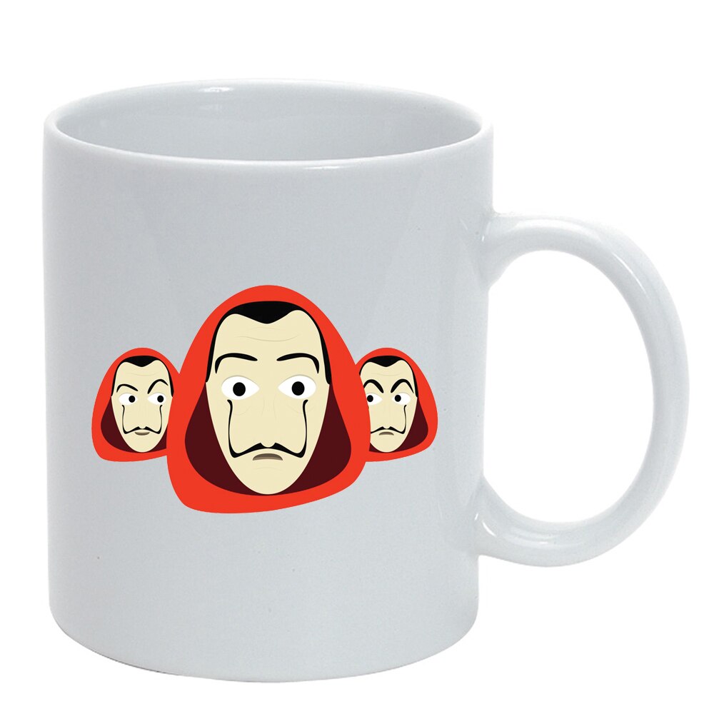 Cana La Casa De Papel, alb, 330ml, D1482