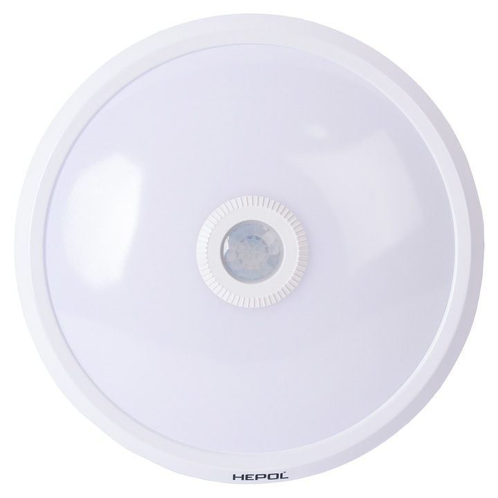 Aplica LED cu senzor HEPOL, aparent/PT, 12W