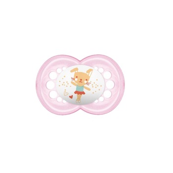 Suzeta ortodontica din silicon MAM Pearl 675188R, Roz 6+ luni Suzeta ortodontica din silicon MAM Pearl 675188R, Roz 6+ luni