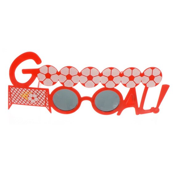 Ochelari petrecere GOAL, Rosu