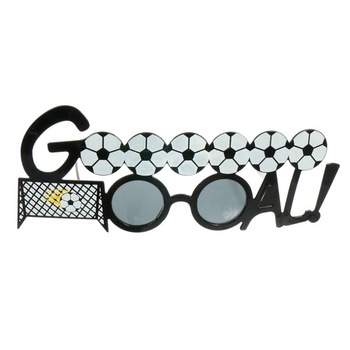 Ochelari petrecere GOAL, Negru Ochelari petrecere GOAL, Negru