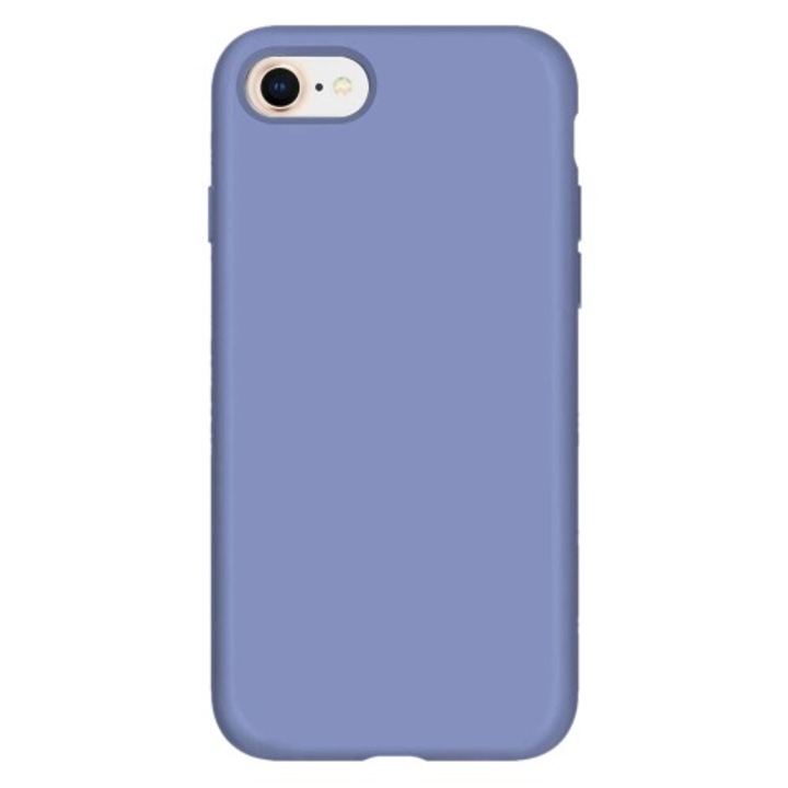 Apple iPhone SE 2 2020 kompatibilis tok, SILKASE, levendula színű, liquid szilikon