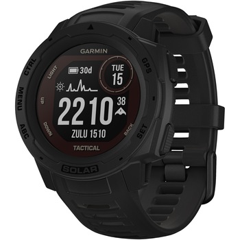 Ceas smartwatch Garmin Instinct Solar, Tactical Edition, GPS, Black Ceas smartwatch Garmin Instinct Solar, Tactical Edition, GPS, Black