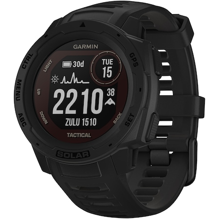 Часовник Smartwatch Garmin Instinct Solar, Tactical Edition, GPS, Black