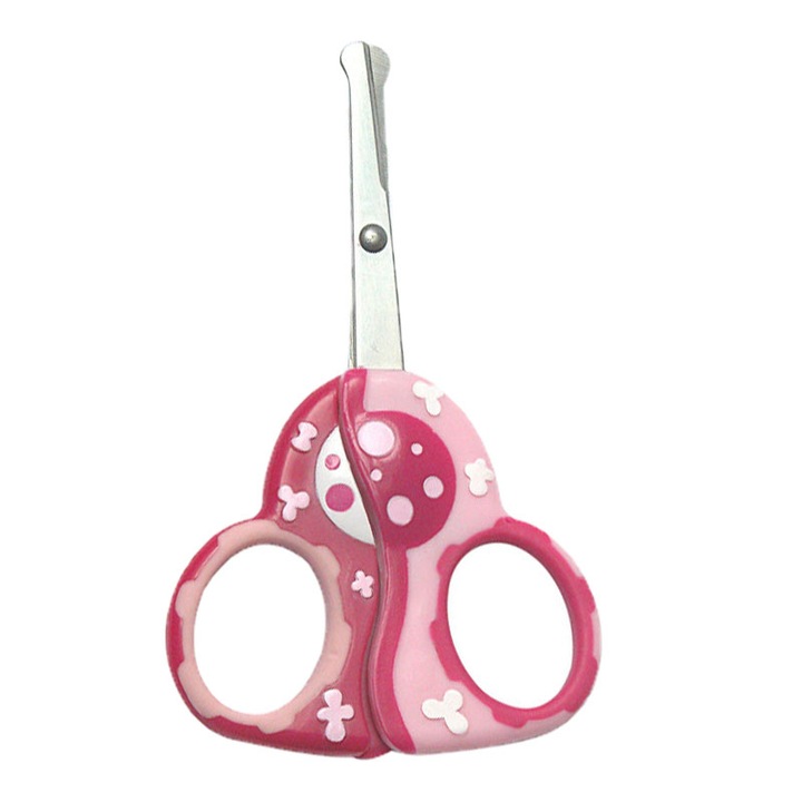 Forfecuta cu varf rotunjit pentru copii Primamma 443019-R, Roz