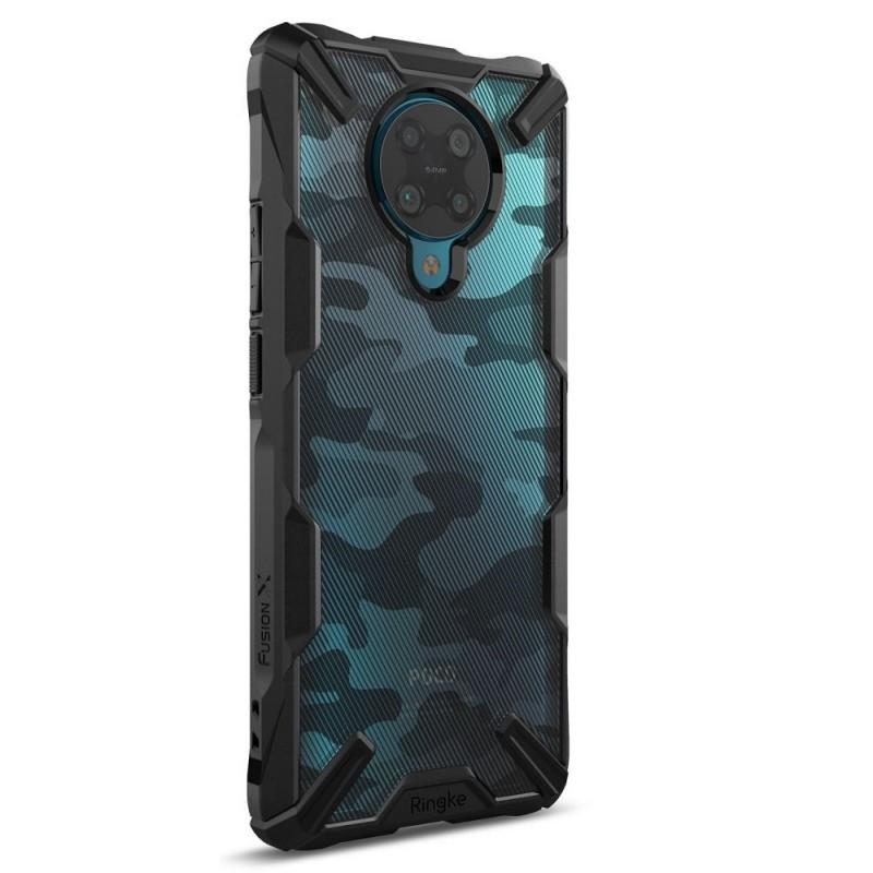 Carcasa Ringke Fusion X Xiaomi Poco F2 Pro Camo Black