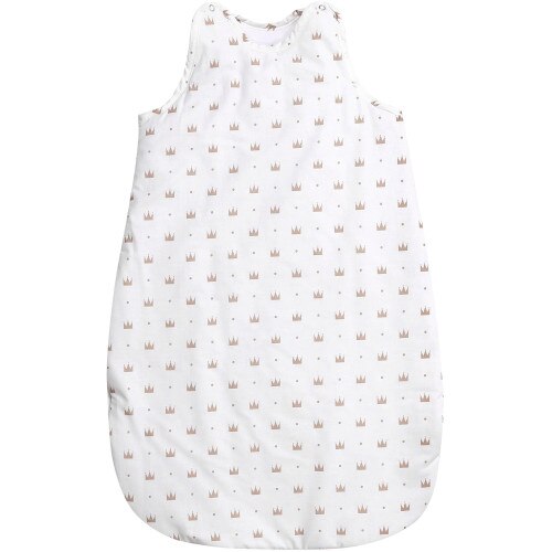 Sac Lorelli de Dormit de Vara, 100 cm, din Bumbac Ranforce cu Geanta de Transport, Colectia 2020, Crowns White