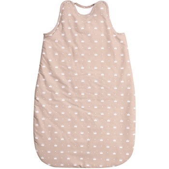 Sac Lorelli de Dormit de Vara, 100 cm, din Bumbac Ranforce cu Geanta de Transport, Colectia 2020, Crowns Latte Sac Lorelli de Dormit de Vara, 100 cm, din Bumbac Ranforce cu Geanta de Transport, Colectia 2020, Crowns Latte