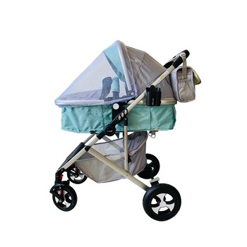 Carucior Beibei, 2 in 1 reversibil, transformabil landou-sport, Vernil/Gri, Unitoys Carucior Beibei, 2 in 1 reversibil, transformabil landou-sport, Vernil/Gri, Unitoys