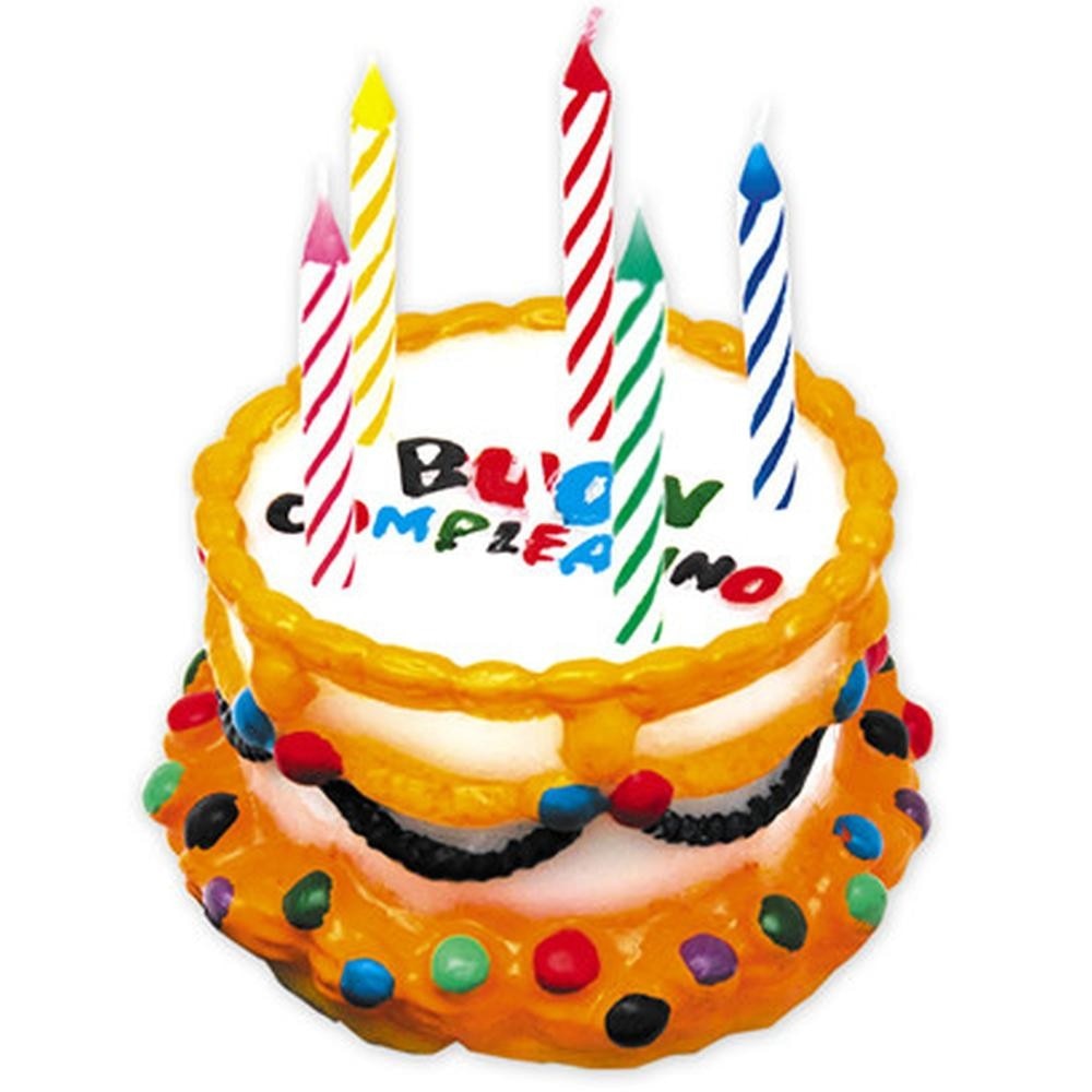 Decor tort ceara cu 5 lumanari, Radar, 1 buc