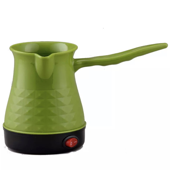 Ubitec elektromos vízforraló/kávéfőző/teafőző vagy forró csokoládé/instant kávé készítő, 600W, 500ML, zöld