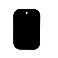 Placa metal magnetica autoadeziva pentru Suporturi magnetice Swissten, Negru